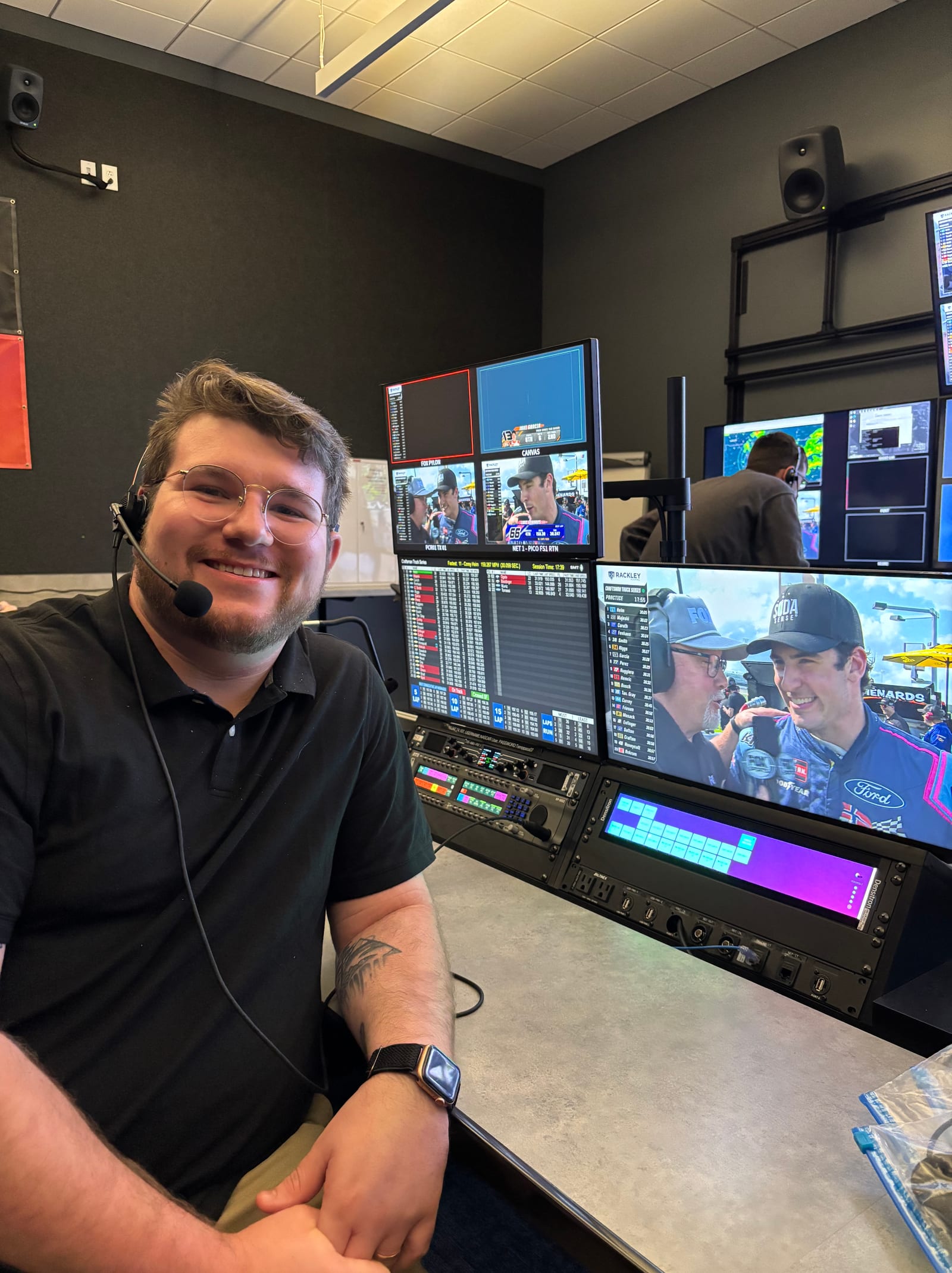 Carston Handy in the WUFT studio